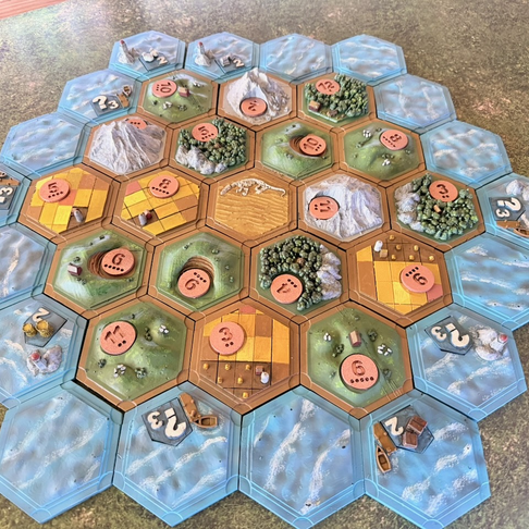 3D Settlers of Catan 3D Settlers of Catan